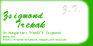 zsigmond trepak business card